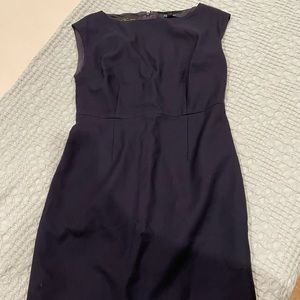 Deep purple Italian wool dress